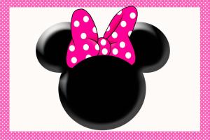 CONVITE MINNIE ROSA