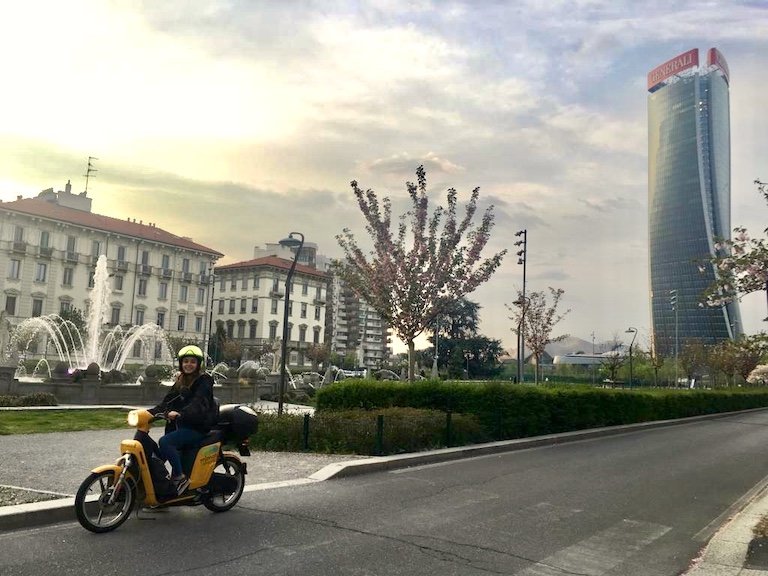 MiMoto, Scooter eSharing a Milano