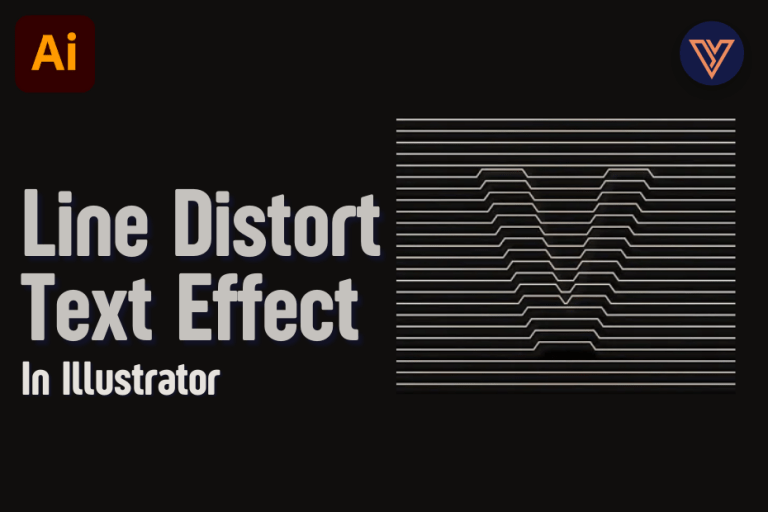 Line Distort Text Effect - Adobe Tutorial
