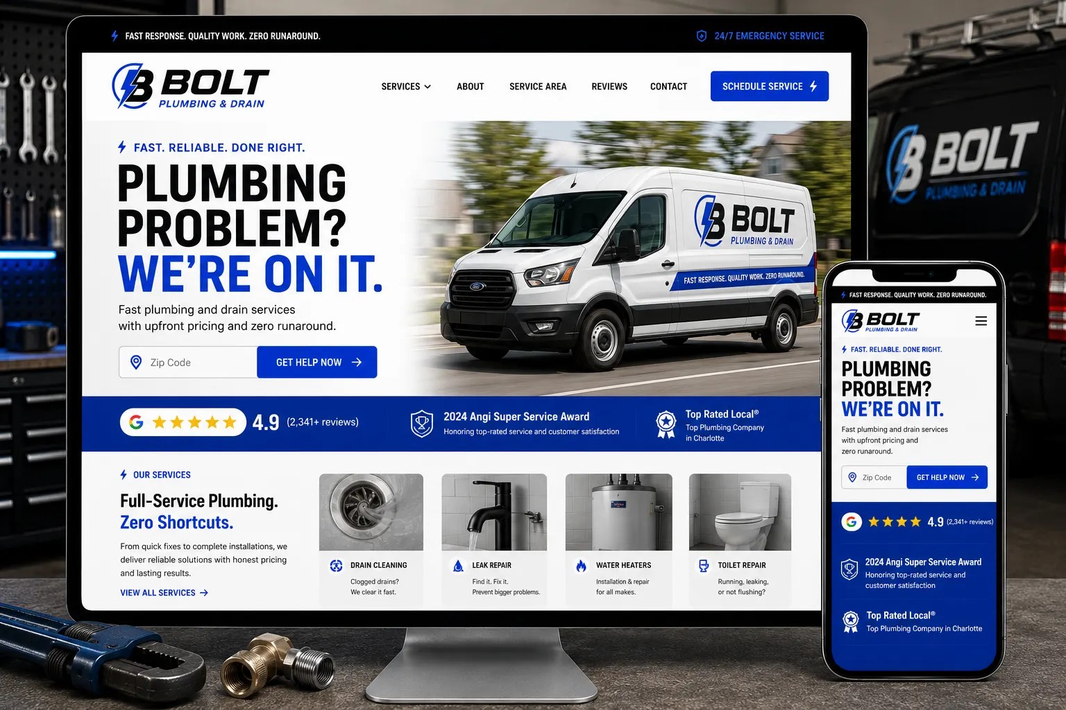 Web Design for Plumbers