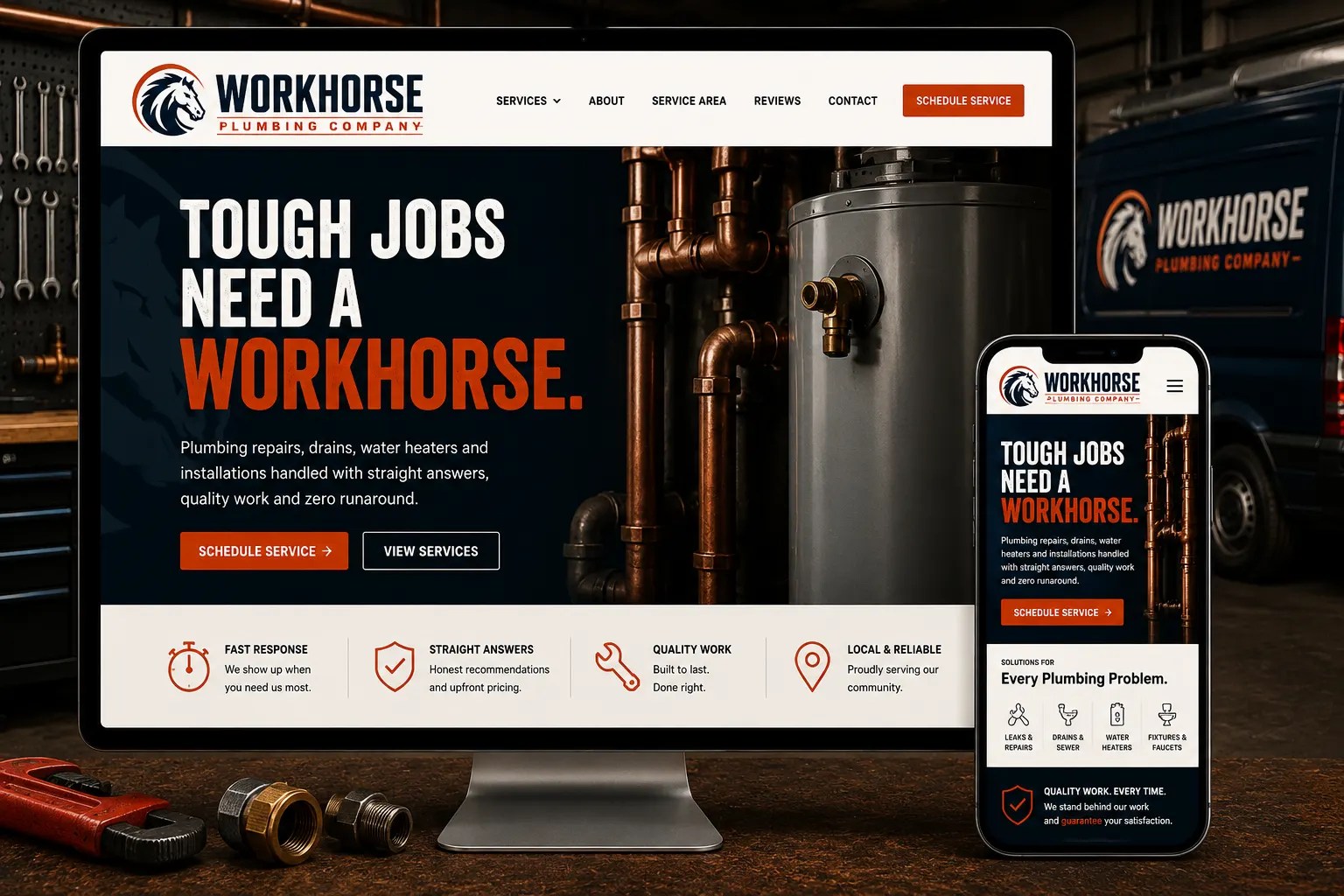 Web Design for Plumbers
