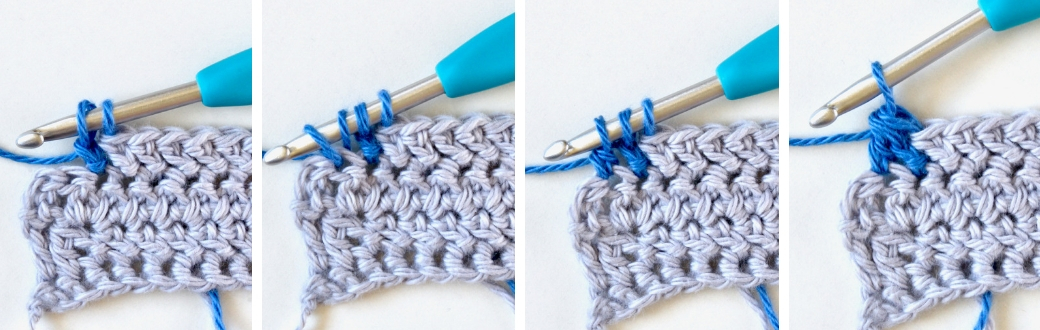 It creates a beautiful and sophisticated texture both in the round or back and forth. Tutorial Herringbone Double Crochet Double Crochet Together Hbdc Dc Tog Vivid Kreations