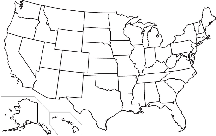 Borders Of The United States Vivid Maps.