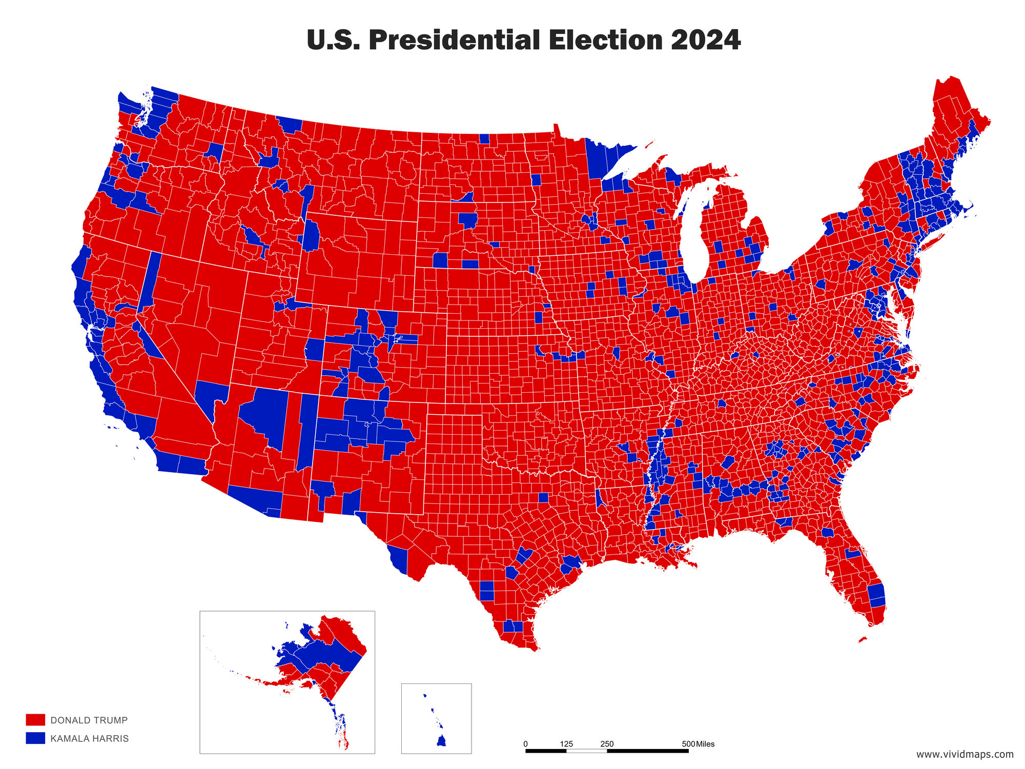 Mapping America S Rightward Shift The 2024 Election Election Map 2024 