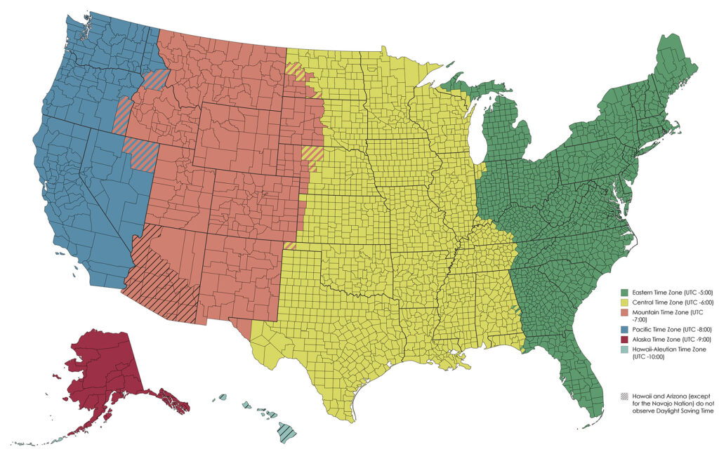 Why U S Time Zones Aren T As As They Look Vivid Maps US Time Zone Map 1024x647 