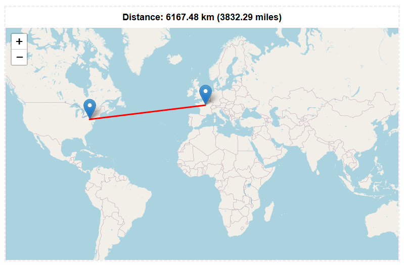 Distance Calculator Vivid Maps Distance World Map 