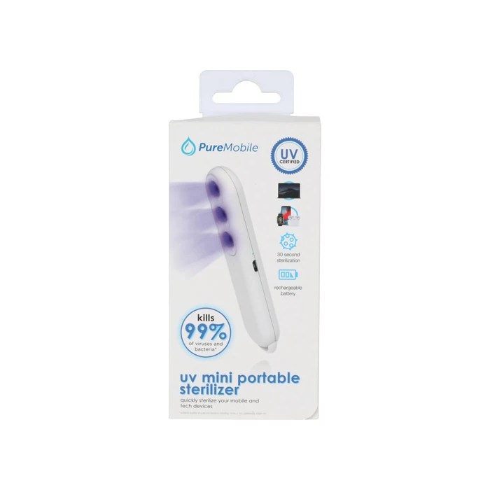 Mini esterilizador portátil con luz UV