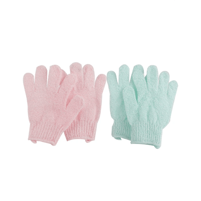 Guantes de exfoliación corporal para ducha