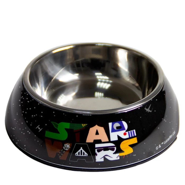Comedero pequeño con diseño de Star Wars para perros