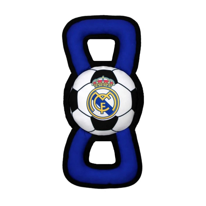 Pelota de halar con diseño del Real Madrid para perros