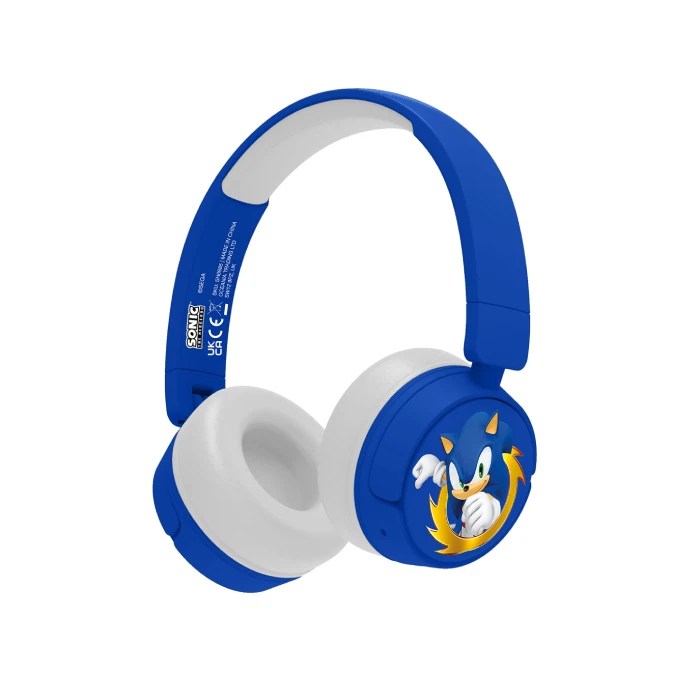 Audífonos bluetooth con diseño de Sonic para niños