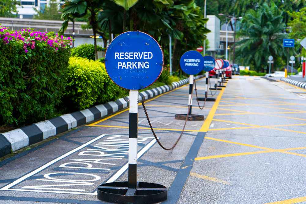 Custom tenant parking only signs