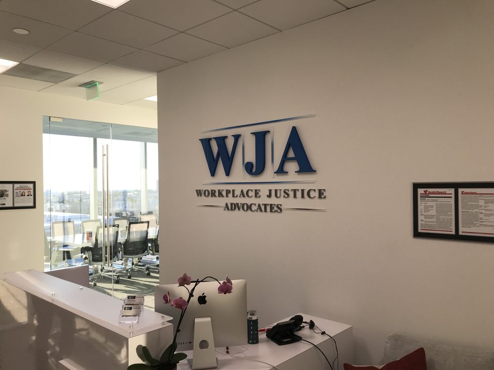 WJA Reception Signs for Desk Plate