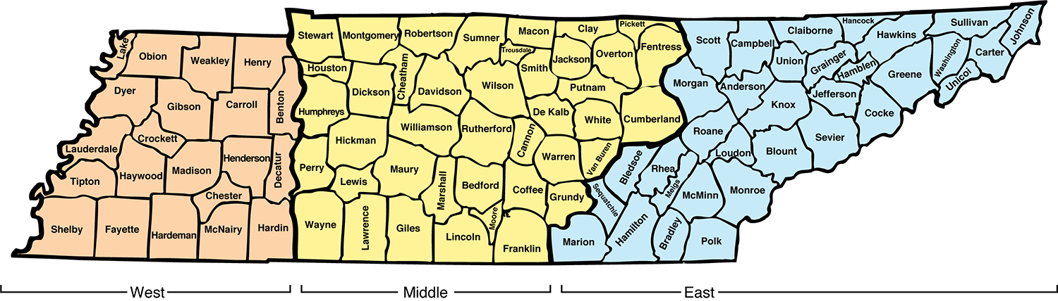 Vanderbilt TRIAD Autism Events Tn County Map 