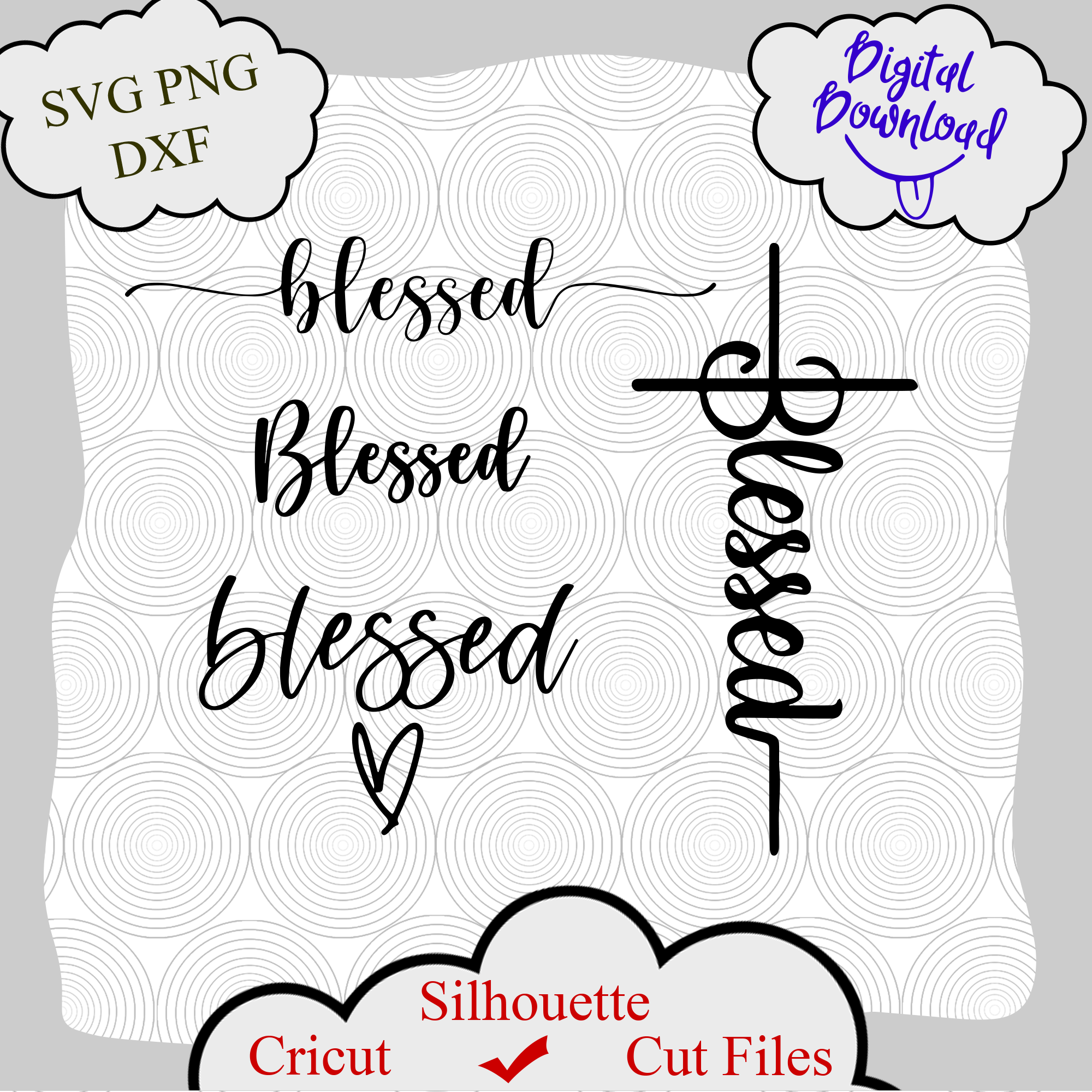 The global community for designers and creative professionals. Blessed Svg Faith Svg Jesus Svg Christian Svg Quotes Svg Religious Svg Blessed Cross Faith Grateful Cutting Files For Cricut Png Digital Download Vectorency