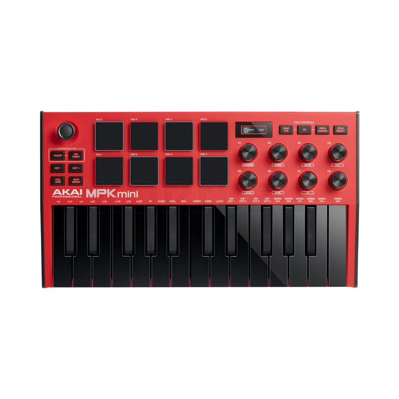 Akai MPK Mini MK3 (Red) - Valentine Music Centre