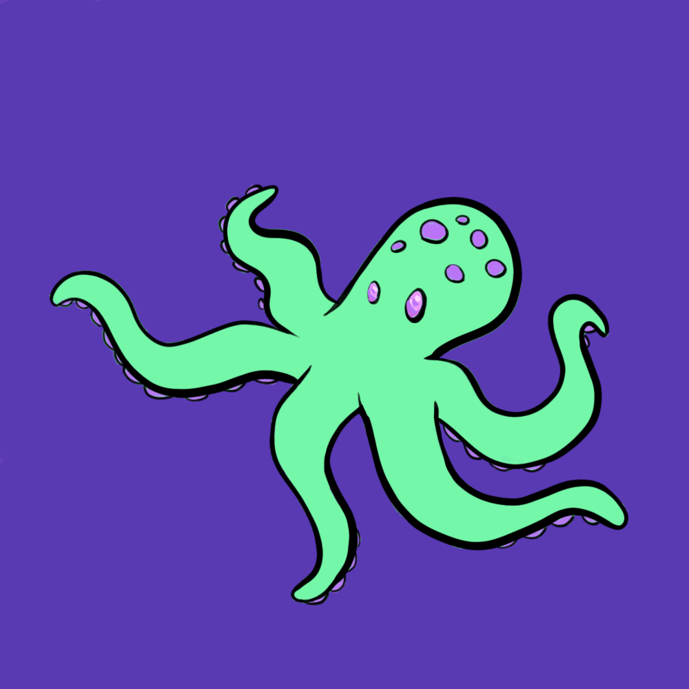 This piece is a loop animation made in photoshop, as a beginner experiemntation.