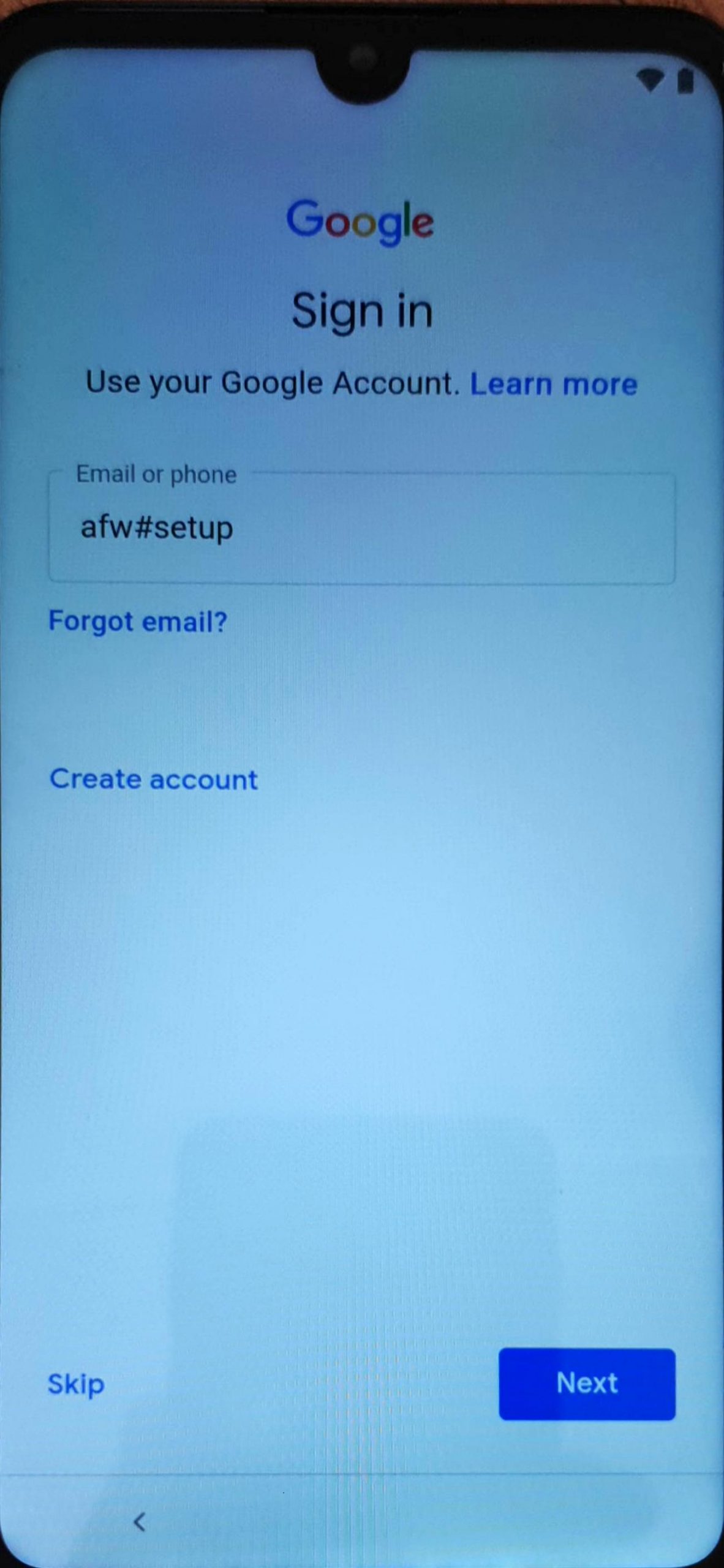 Enroll an Android Enterprise device in Intune using a token or QR code ...