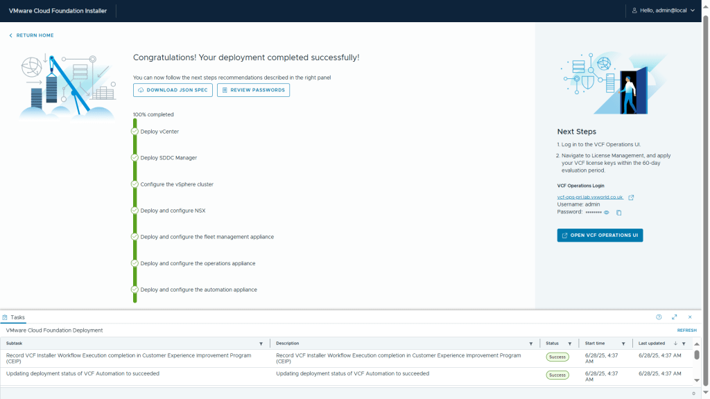 VMware VCF 9