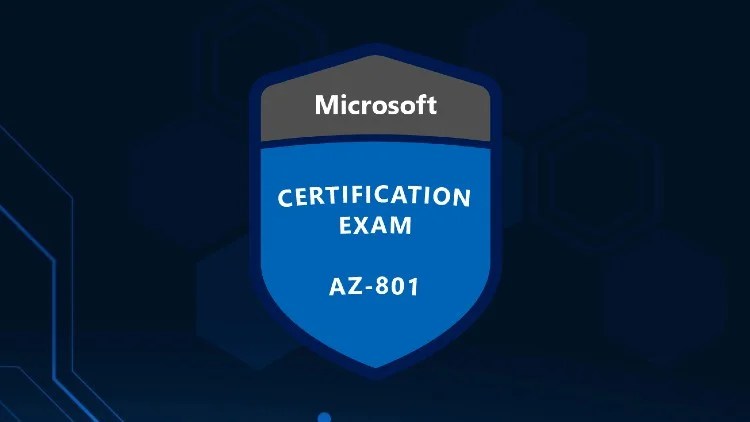 Configuring Windows Server Hybrid Advanced Services (AZ-801)