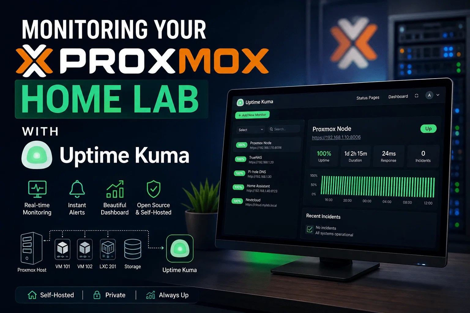 Monitoring Your Proxmox Home Lab with Uptime Kuma