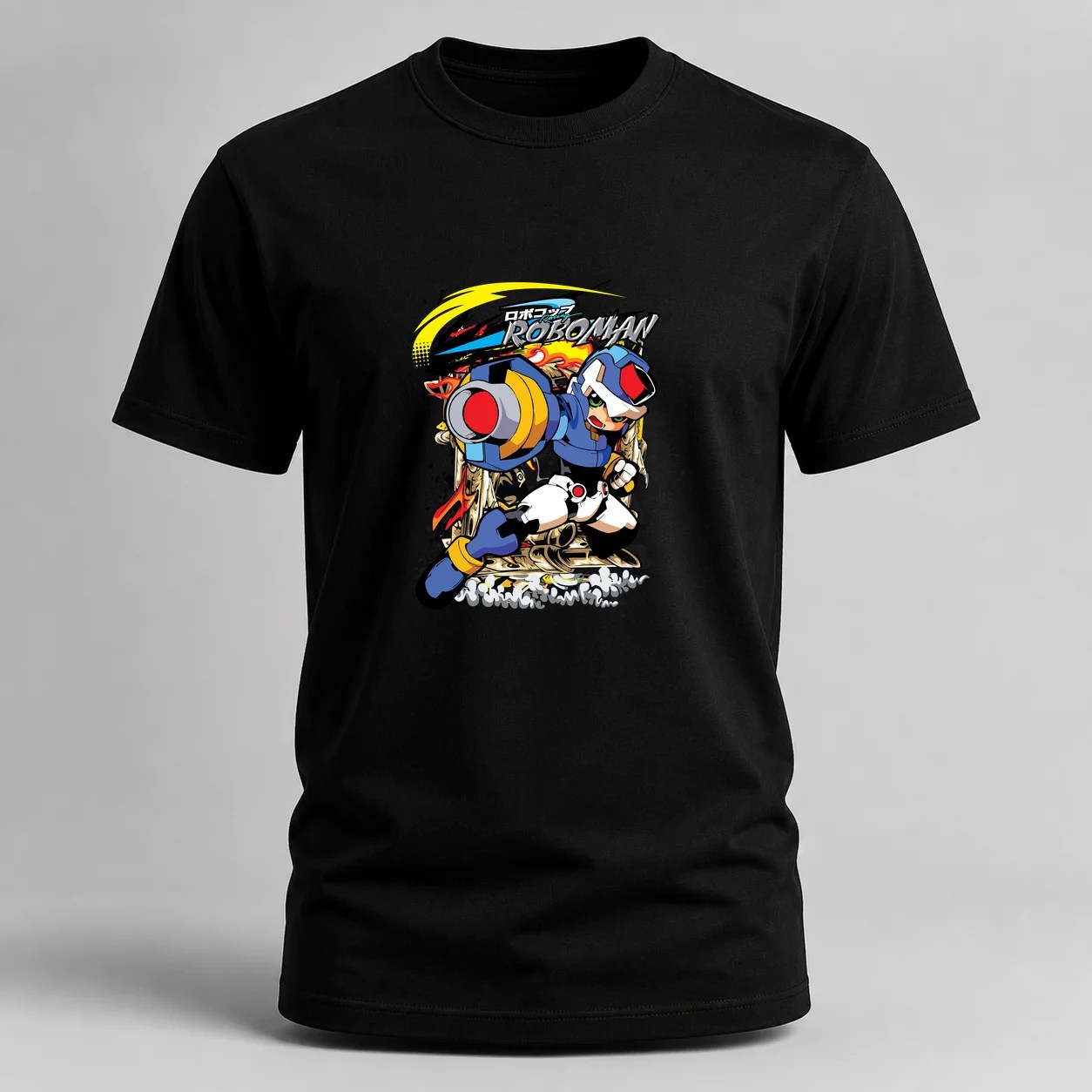 Robomanin tykkiryntäys -paita | Roboman Cannon Rush Tee