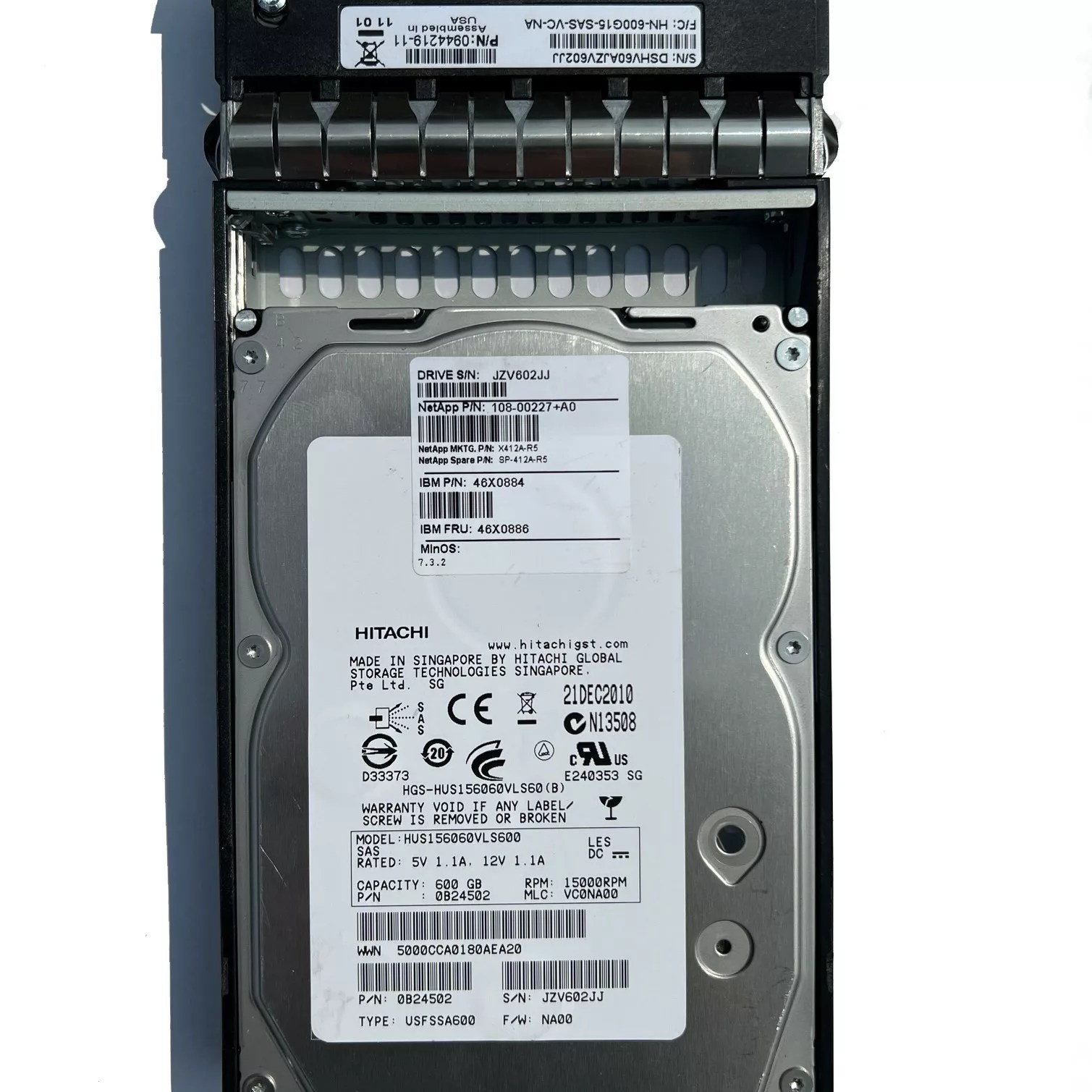 HITACHI 600GB, 3.5" SAS SERVER HDD