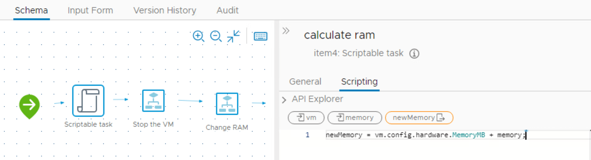 vRealize Orchestrator 8 create a workflow
