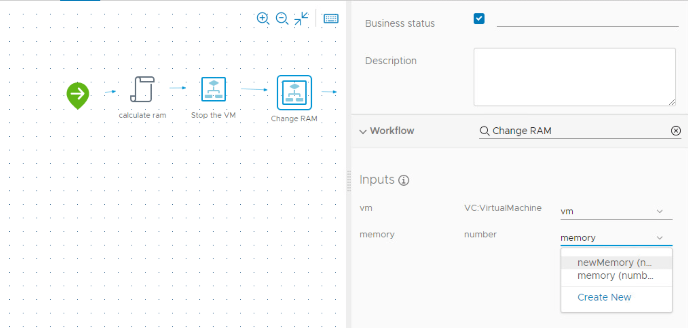 vRealize Orchestrator 8 create a workflow