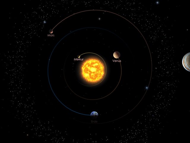 Die inneren Planeten am 01.10.25