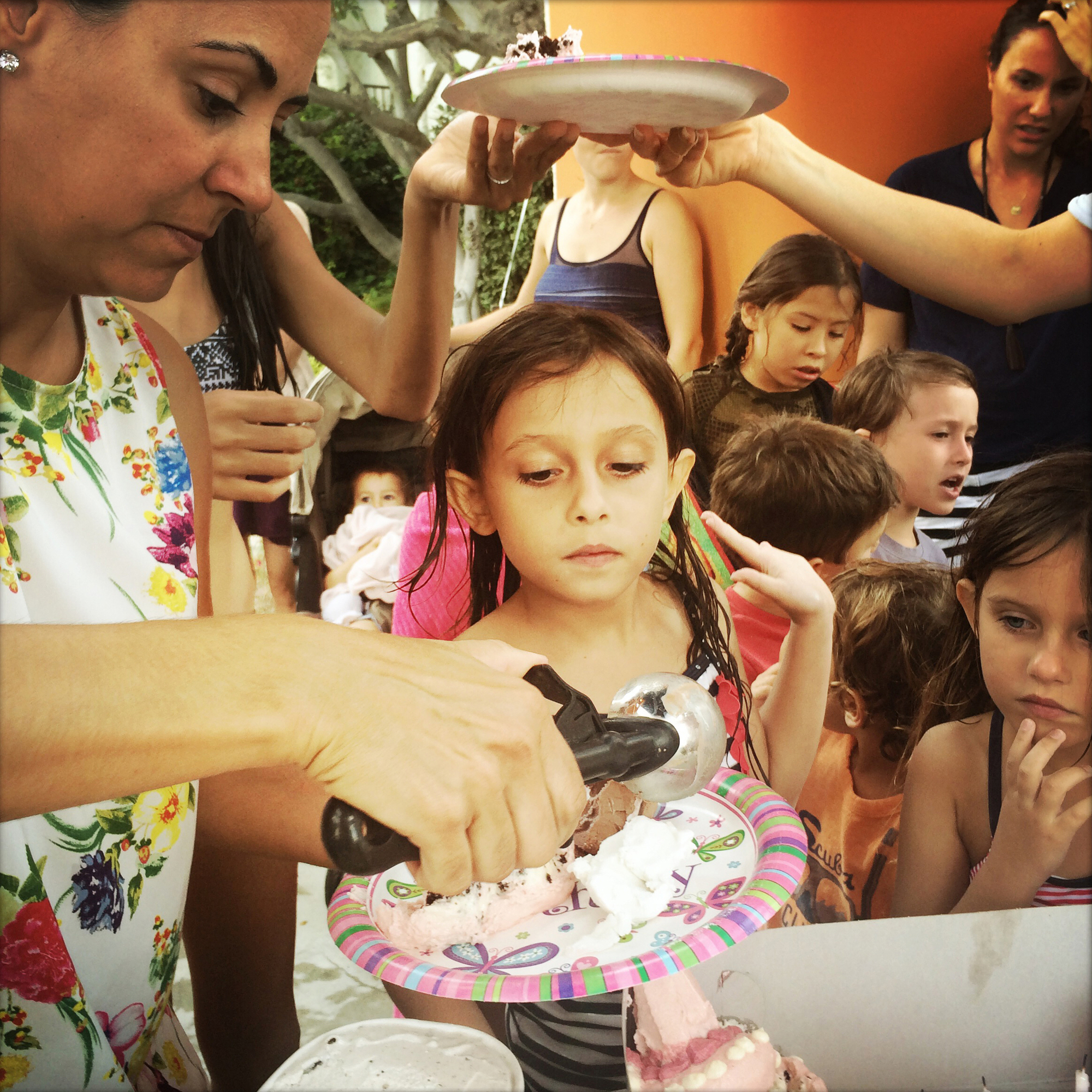 Road trips often lead us to loved ones who live across multiple state lines. In Palos Verdes, California the family catches up with cousins and other relatives for a birthday party.