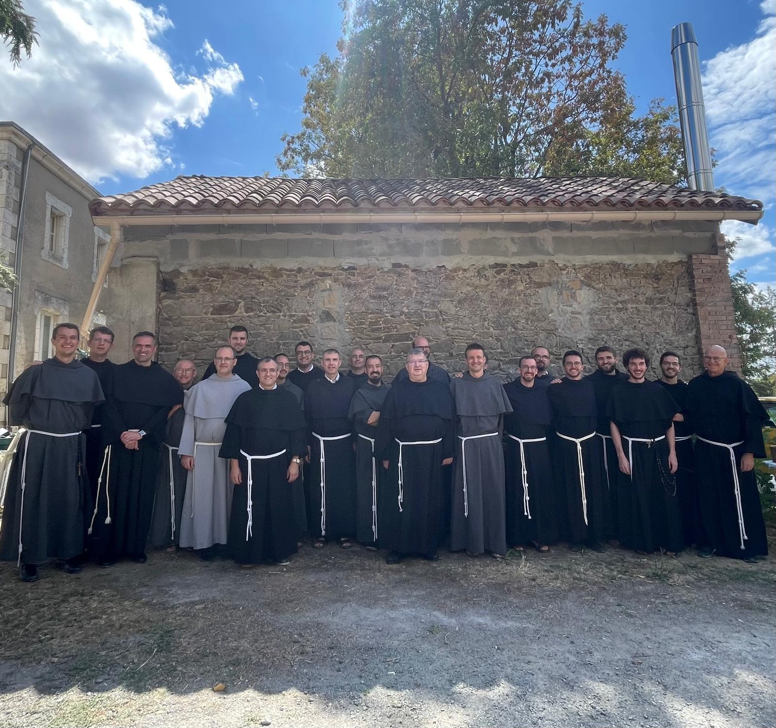 fr. Anselme avec tous les frères