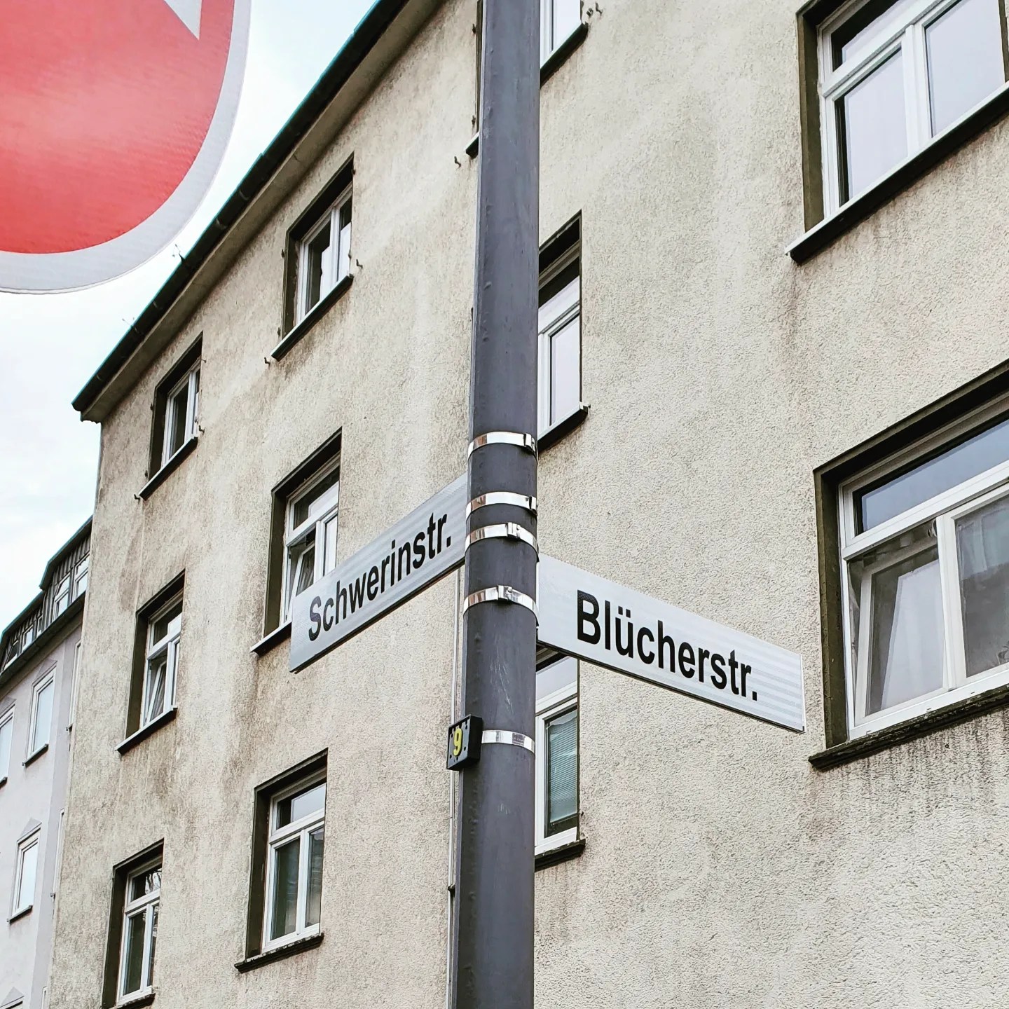 Straßenschild Blücherstraße
