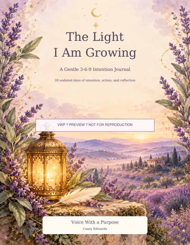 Watermarked cover preview of The Light I Am Growing by Casey Edwards