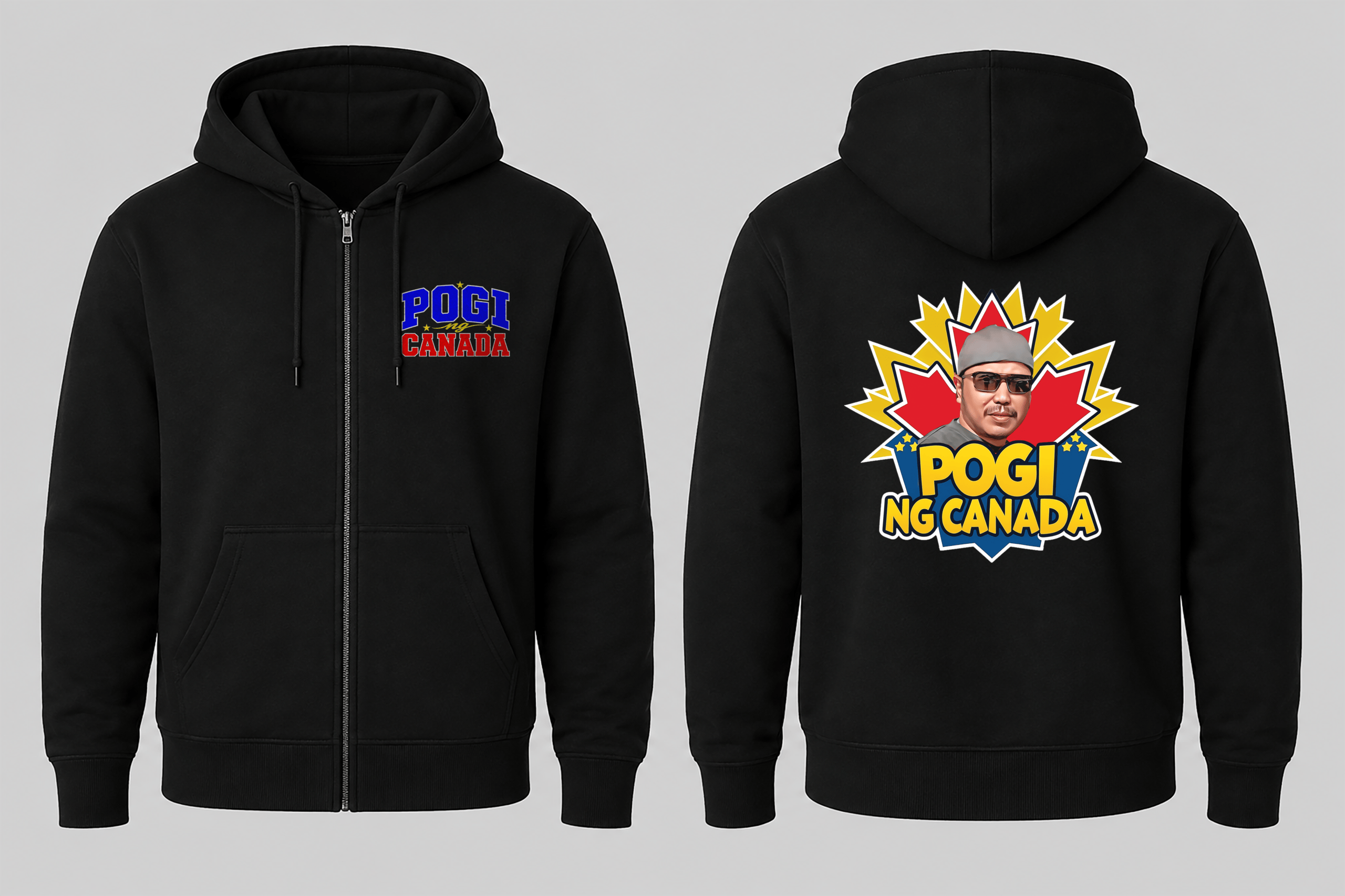 POGI NG CANADA Signature Crest Zip Hoodie