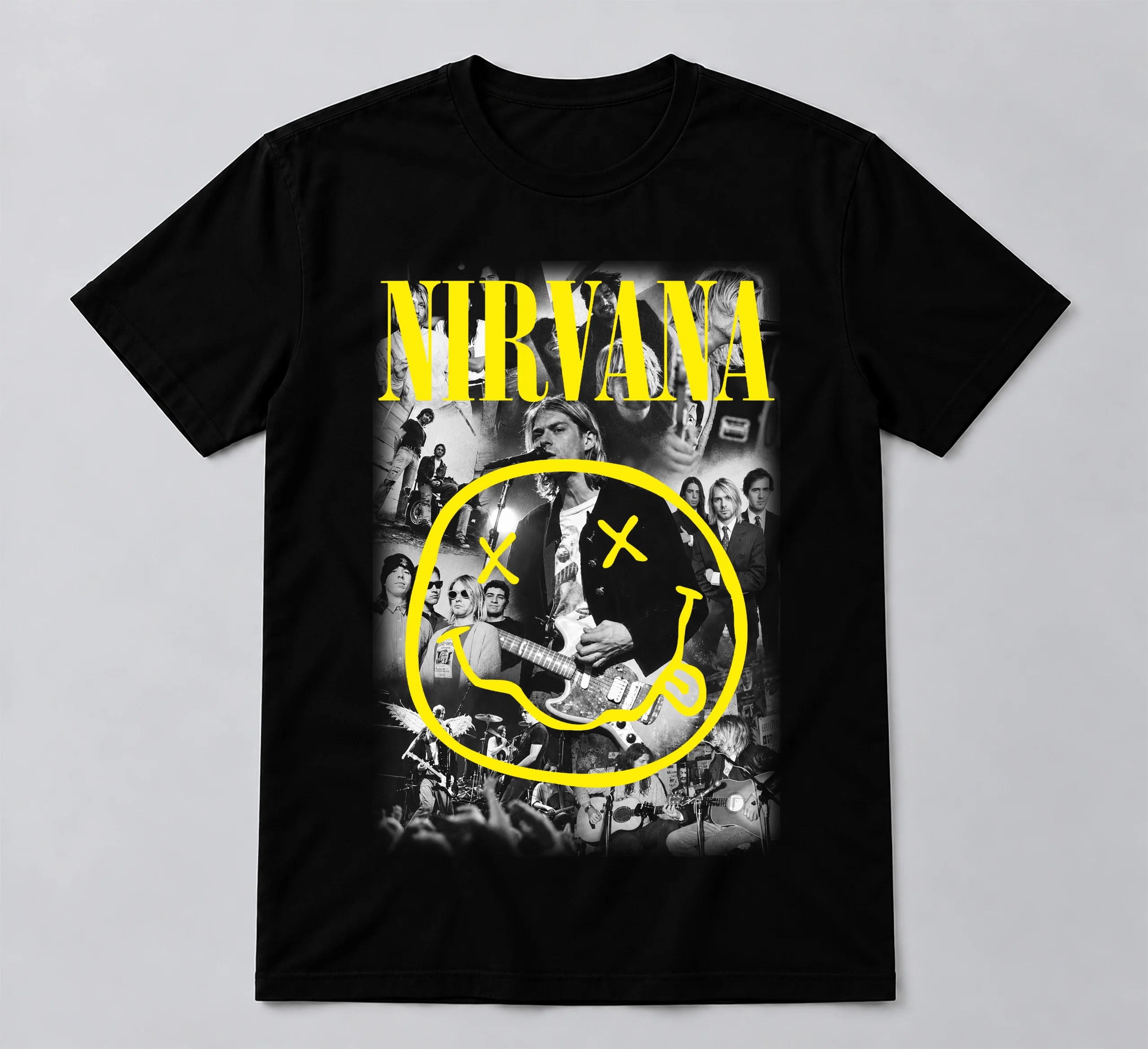 Nirvana Grunge Collage Tee