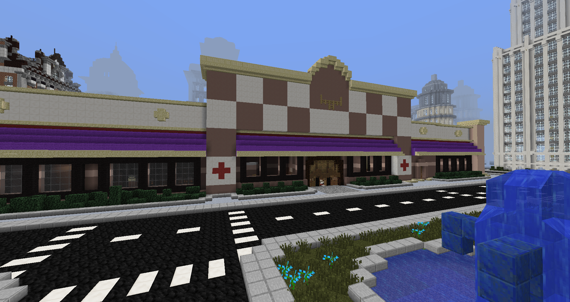 Five nights at freddy s map minecraft. Карта ФНАФ 8 для майнкрафт. Пиццерия ФНАФ снаружи майнкрафт. Карта пожарной части для МАЙНКРАФТА. FNAF Minecraft Map.