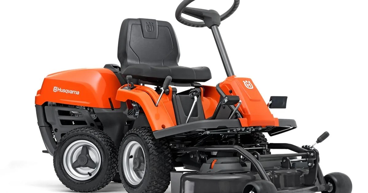 Husqvarna Trattorino tagliaerba Rider Husqvarna R 112C - piatto incluso