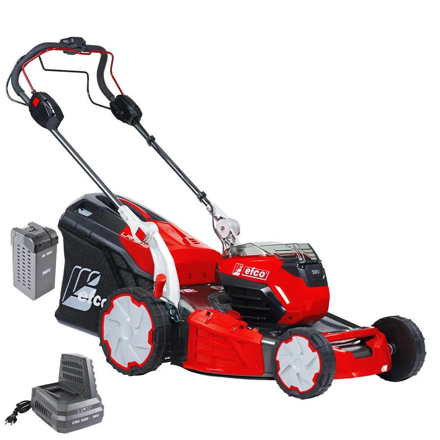 Efco LRi 548 V con batteria Bi 580 e caricabatterie CRG 520