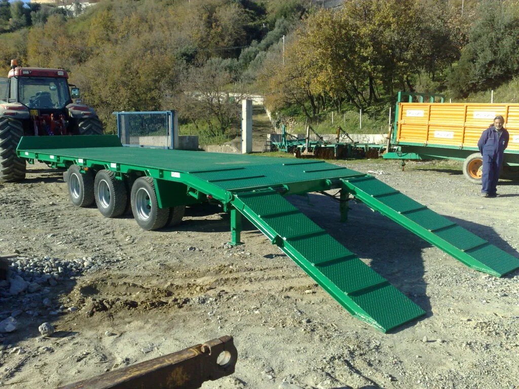 Zingaro Rimorchio tridem carrellone 200 q.li/Mother Regulation