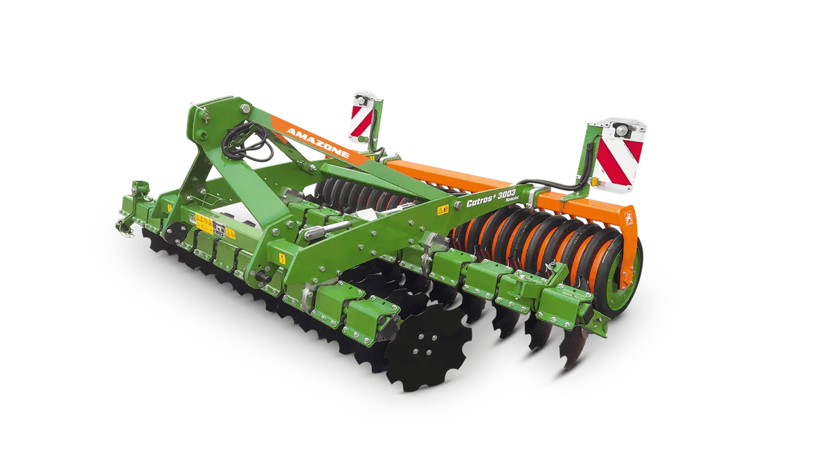 Amazone Catros + compact disc harrow