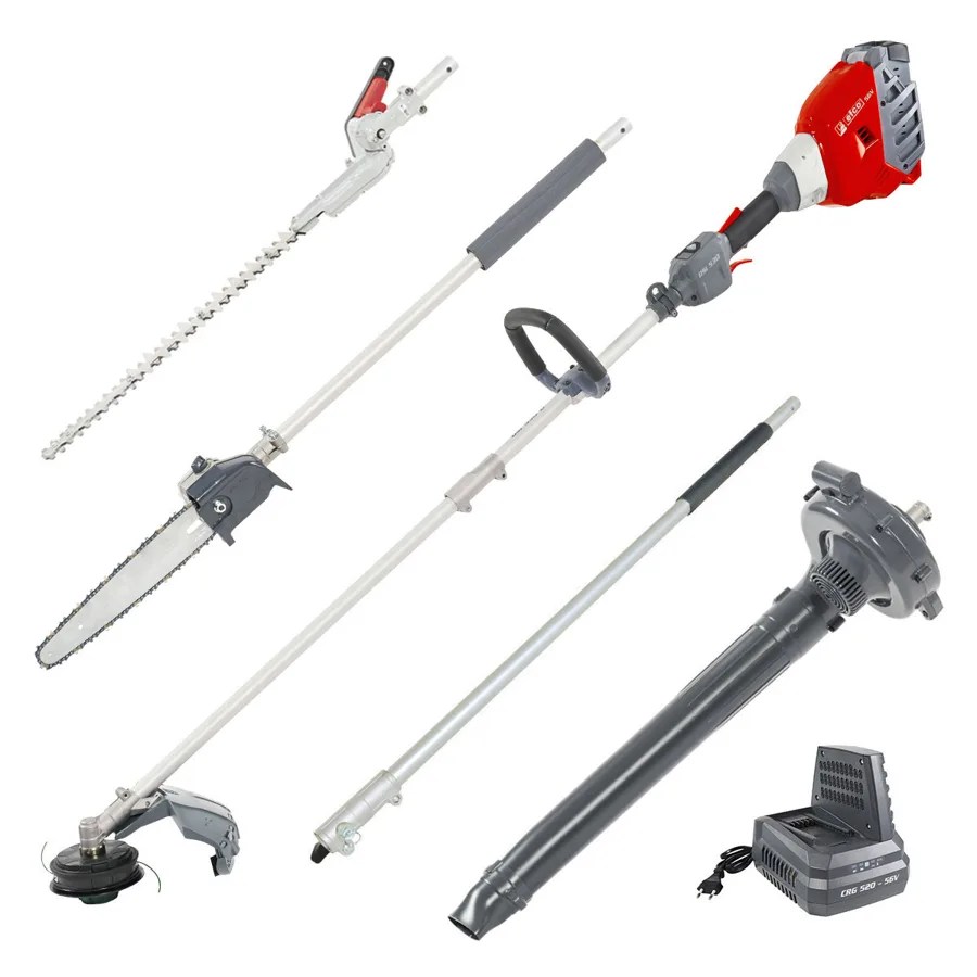 Efco DSi 530 D - Kit con 5 applicazioni, batteria Bi 540 e caricabatteria CRG 520
