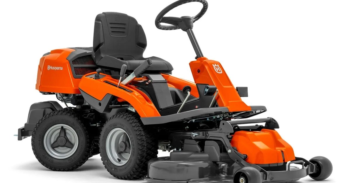 Husqvarna Trattorino tagliaerba Rider Husqvarna R 214C - piatto incluso