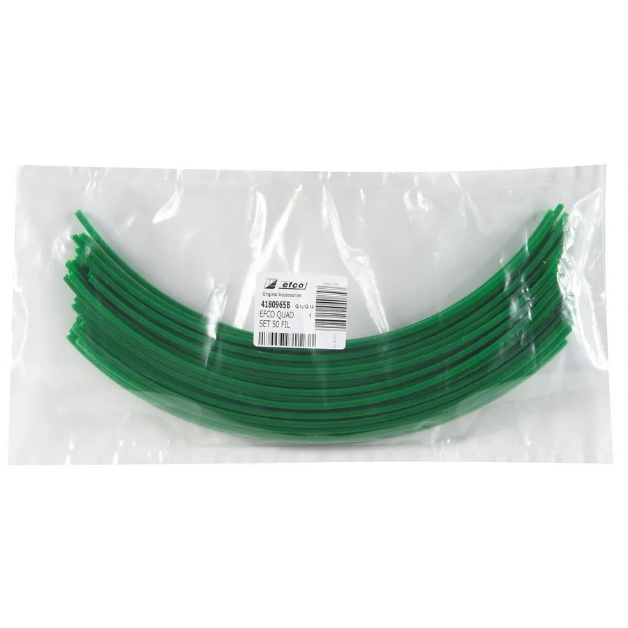 Efco Set di 50 fili sezione quadrata, Ø 3,5 mm, lunghezza 300 mm