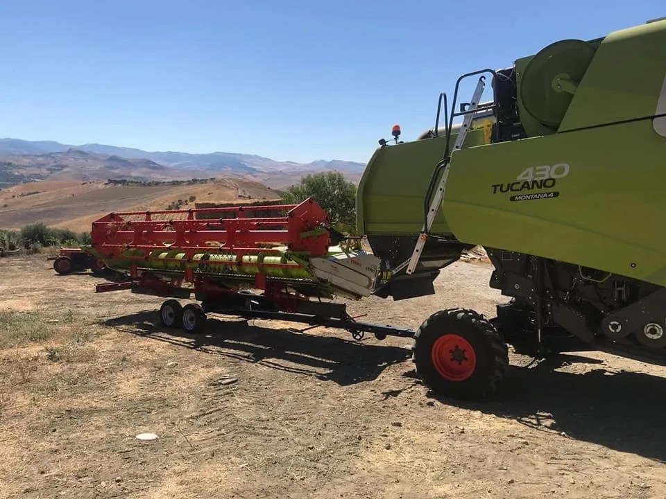 Zingaro Carrelli porta barra per mietitrebbia e trincia