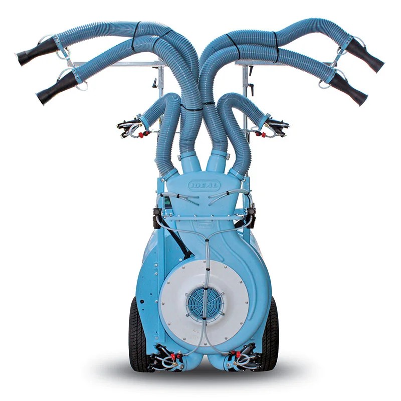 Ideal Diva Trainato con distributore aria manuale per 2 file altezza veg. 2,0-2,2 m