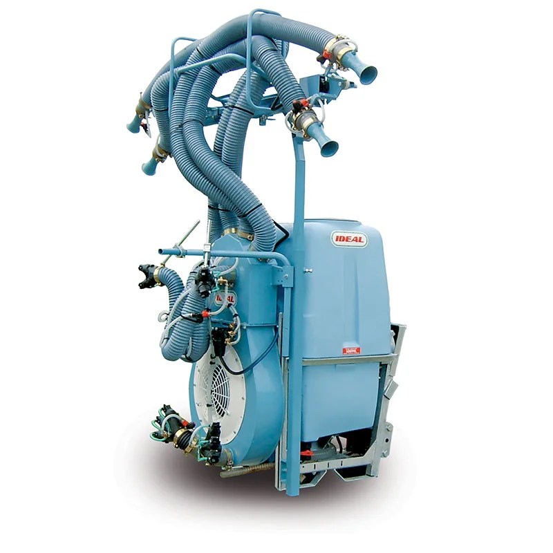Ideal Prima Trainato con distributore aria manuale per 2 file altezza veg. max 1,5