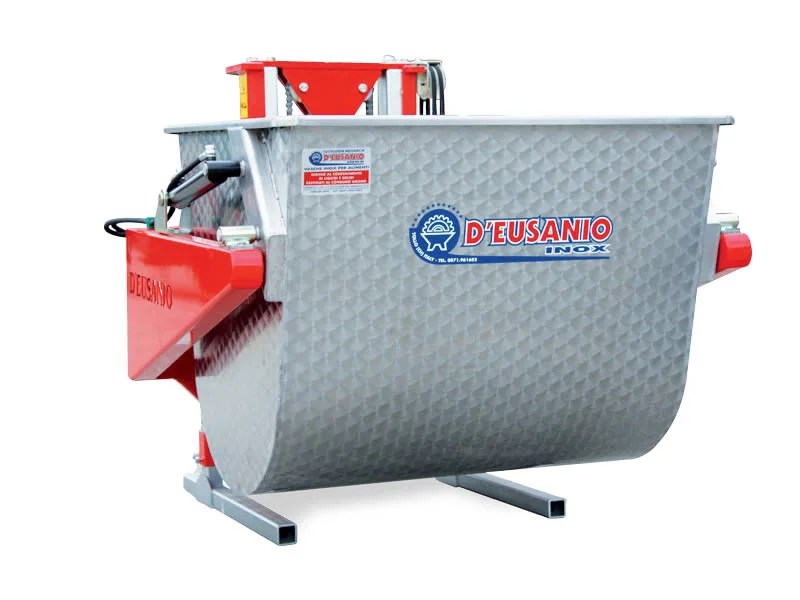 D’Eusanio VSZ Elevatore idraulico con vasca inox a zaino
