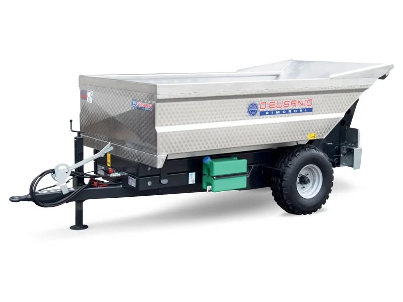 D’Eusanio DRF Rimorchio con sollevamento del telaio a forbice per carico camion con portata fino a 6.000 Kg