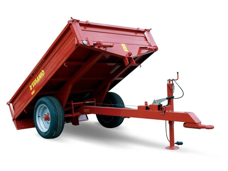 D’Eusanio DRM HOBBY Rimorchio monoasse a ribaltamento meccanico con portata fino a 1.800 Kg